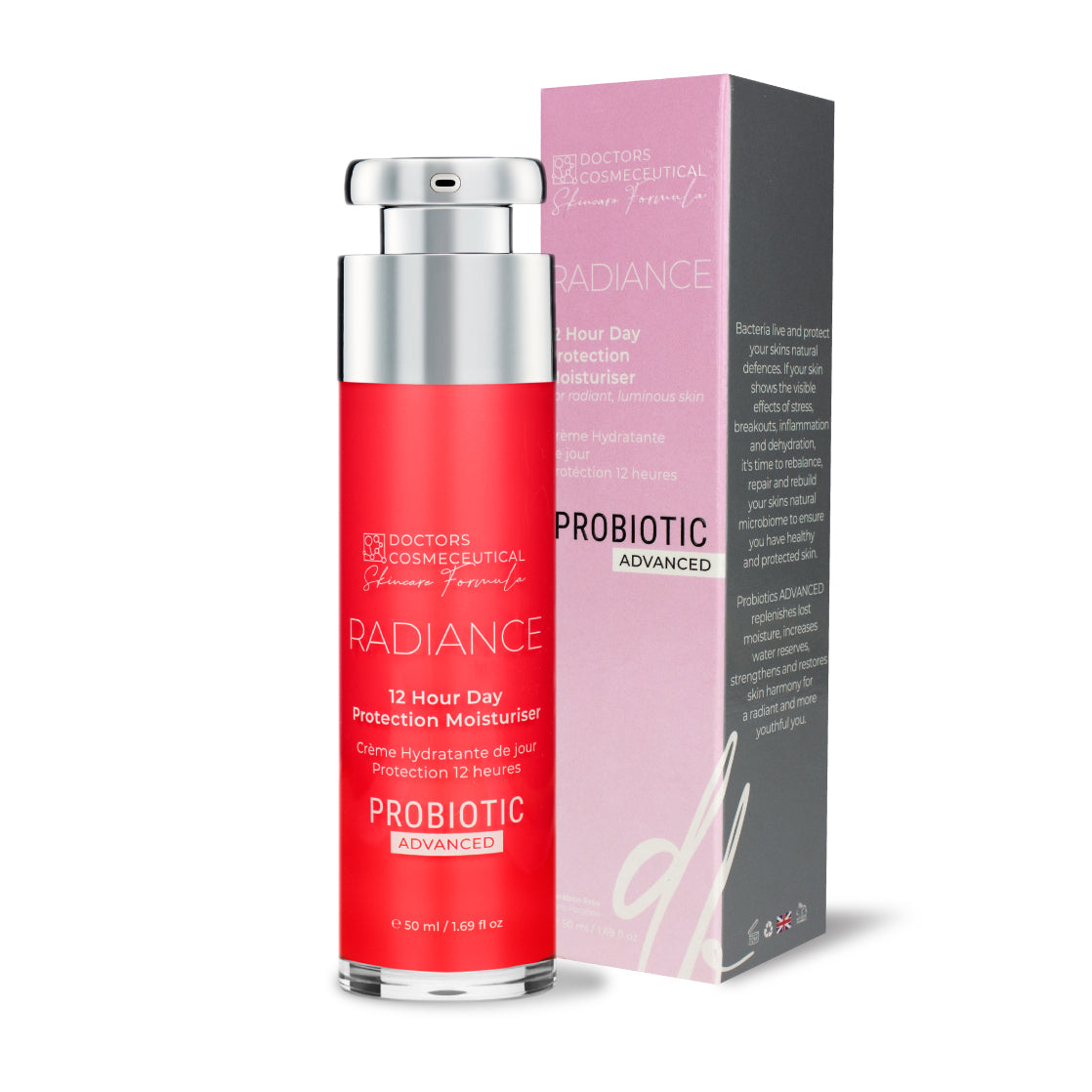 Probiotics ADVANCED Radiance - 12 Hour Day Protection Moisturiser 50ml