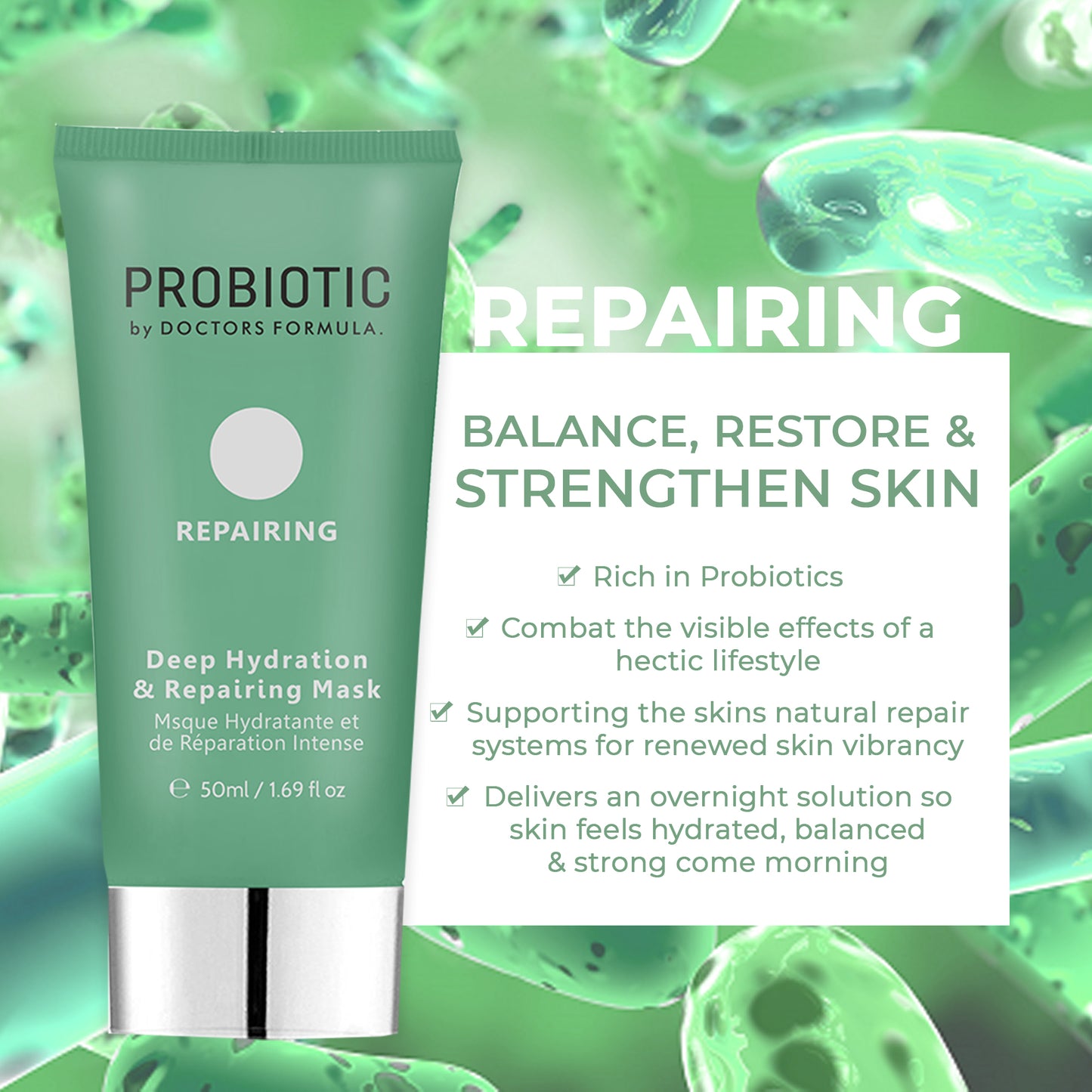 Doctors Formula - Probiotics - Deep Hydration & Repairing Mask 50ml