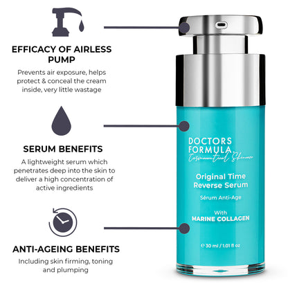 Marine Collagen Anti-ageing Day Moisturiser & Original Time Reverse Serum
