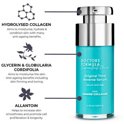 Marine Collagen Anti-ageing Day Moisturiser & Original Time Reverse Serum